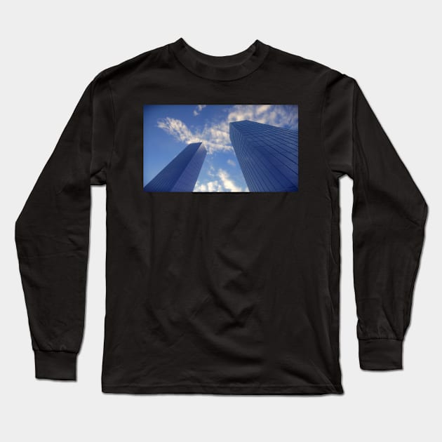 Skyscrapers Long Sleeve T-Shirt by cinema4design